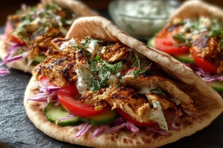 Pitas De Poulet Savoureuses