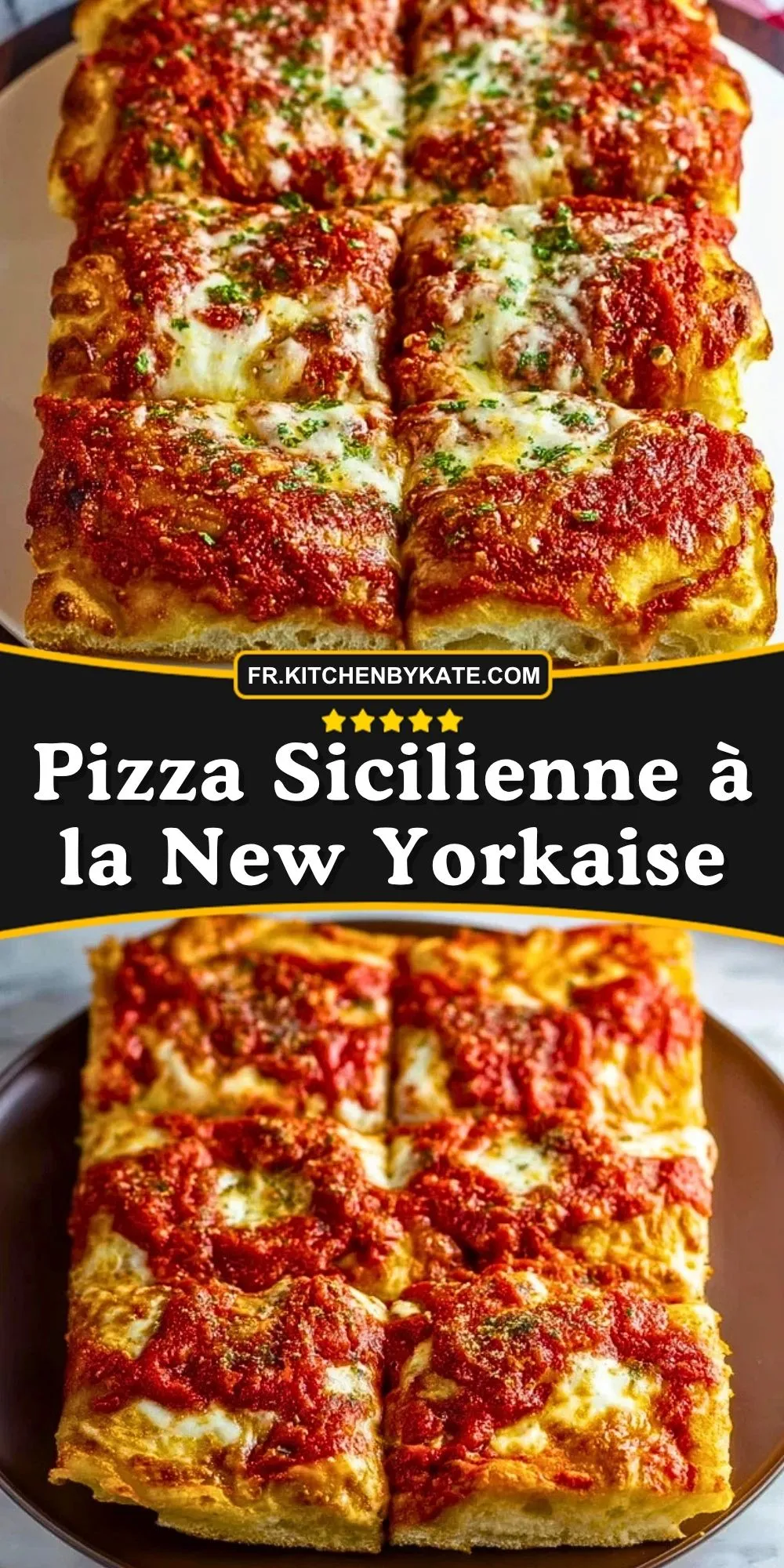 Pizza Sicilienne à la New Yorkaise (2)