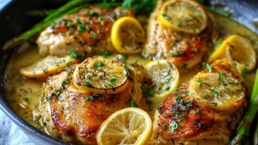 Poulet Dijon au Citron en Une Seule Poêle