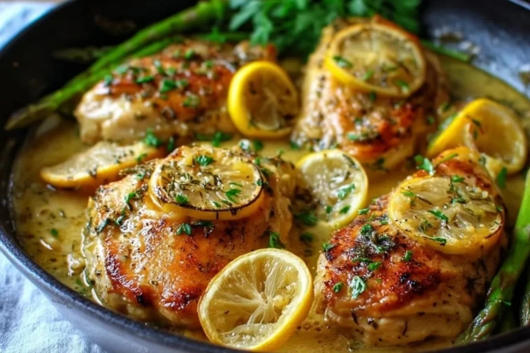 Poulet Dijon au Citron en Une Seule Poêle