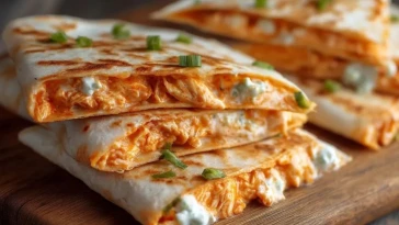 Quesadillas Au Poulet Buffalo