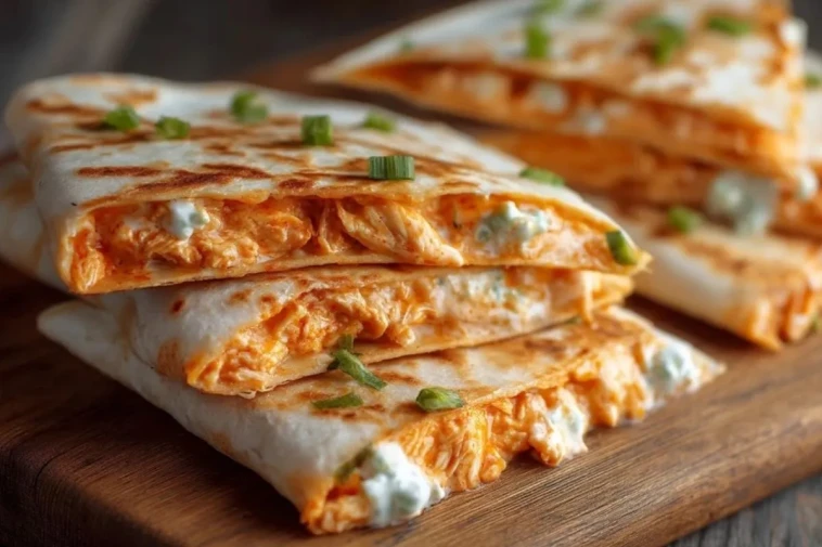 Quesadillas Au Poulet Buffalo