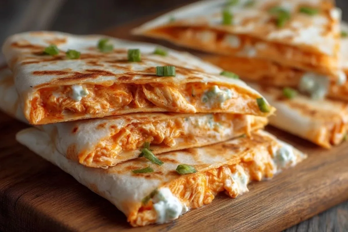 Quesadillas Au Poulet Buffalo