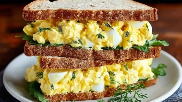 Sandwich Aux Oeufs Rapide De 10 Minutes