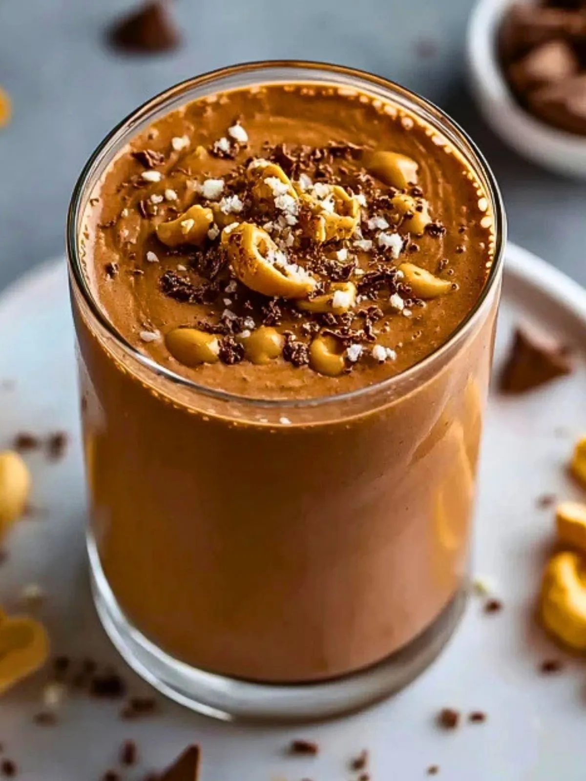 Smoothie Crémeux Au Chocolat Et Beurre De Cacahuète (1)