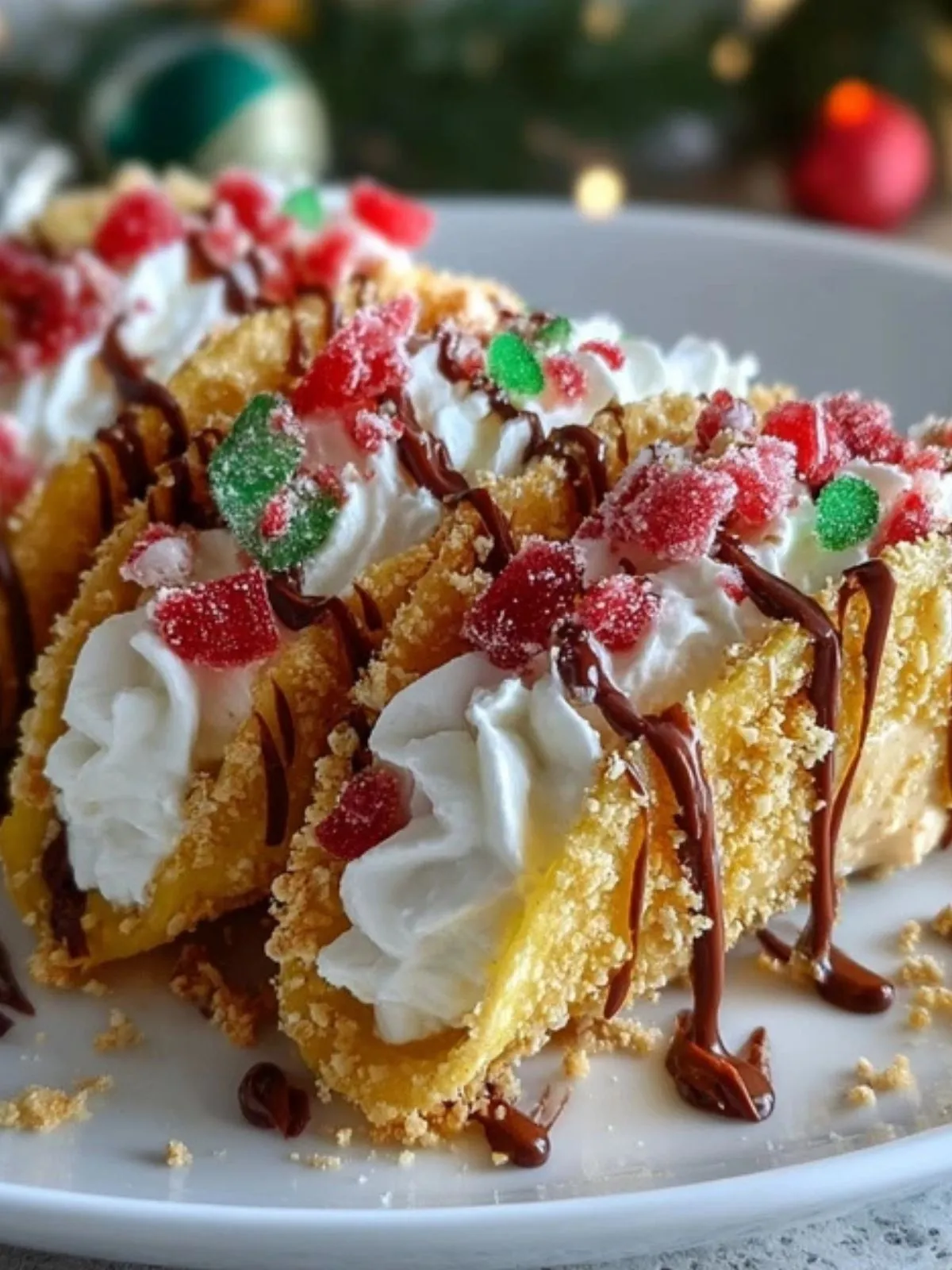 Tacos De Cheesecake De Noël (1)