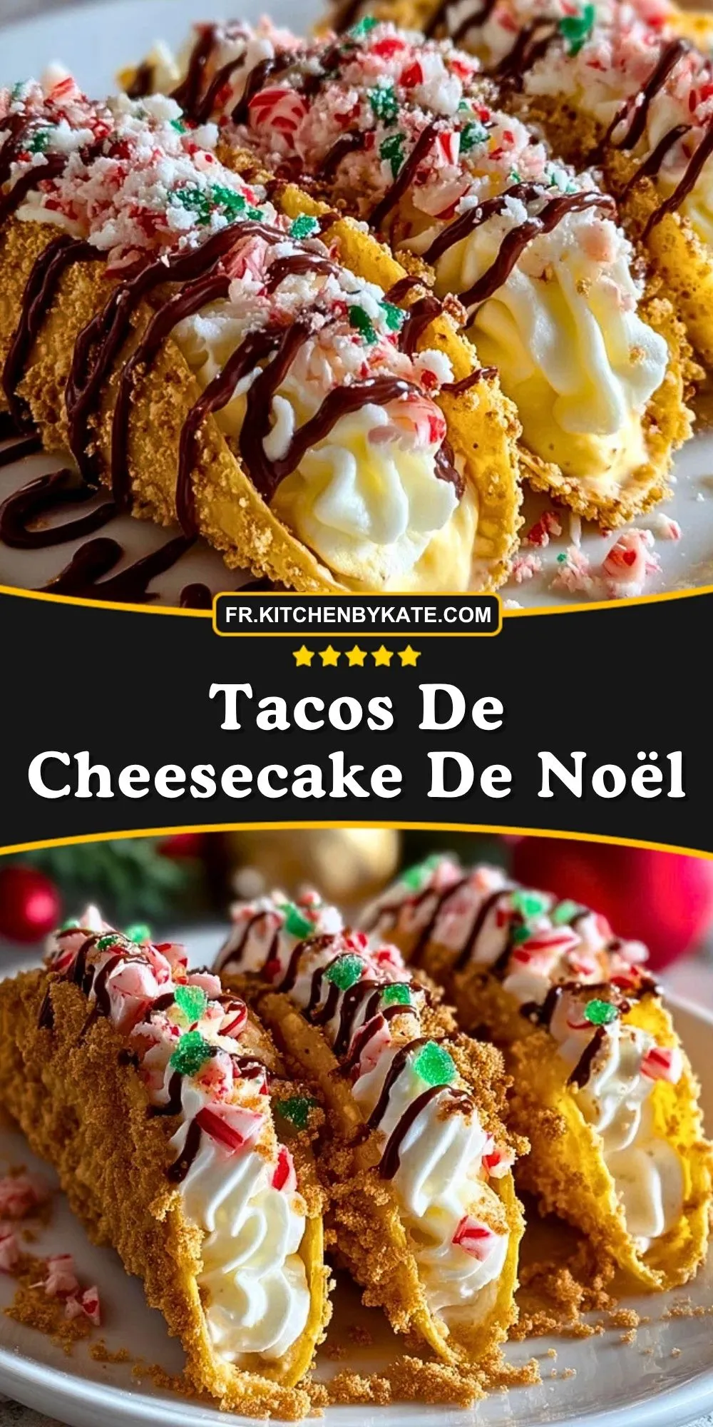 Tacos De Cheesecake De Noël (2)