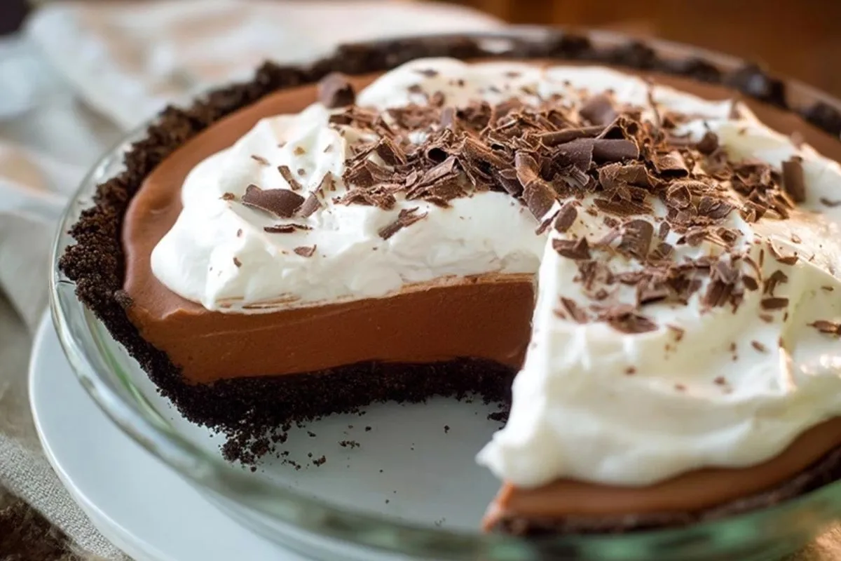 Tarte Au Chocolat Crémeuse