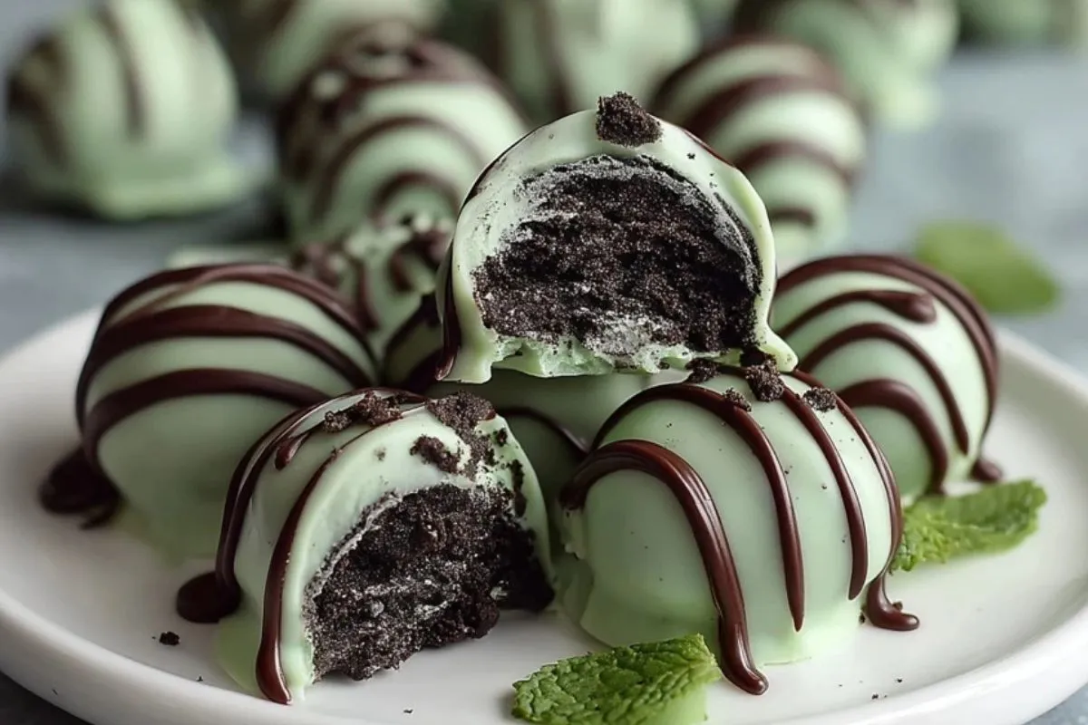 Truffes Au Menthe Et Oreo