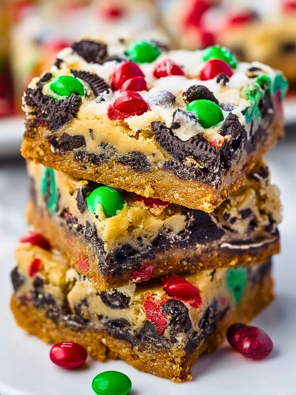 Barres De Cookies Oreos Chargées De M&Ms (1)