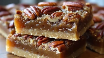 Barres De Tarte Aux Pacanes