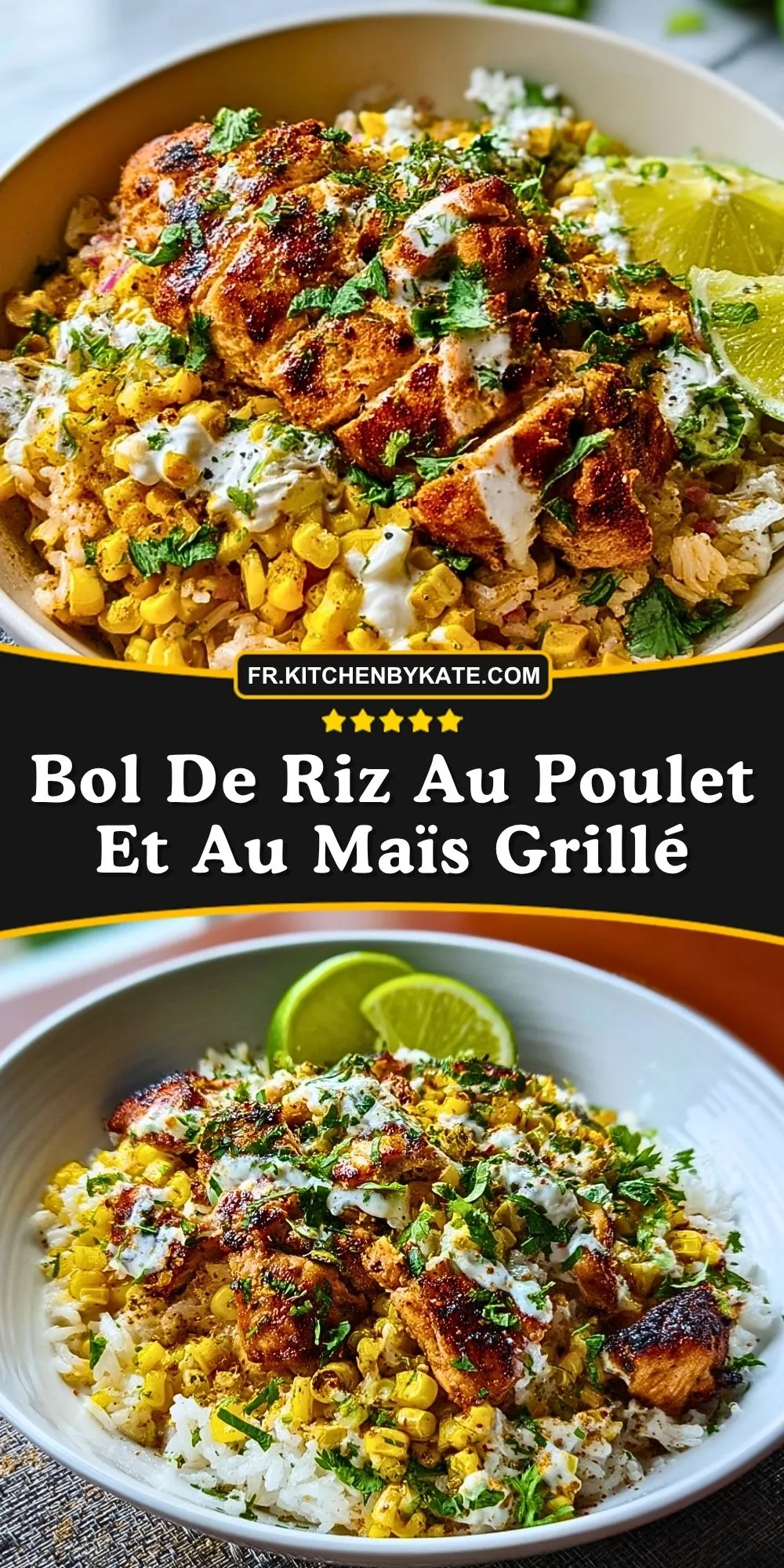 Bol De Riz Au Poulet Et Au Maïs Grillé (2)