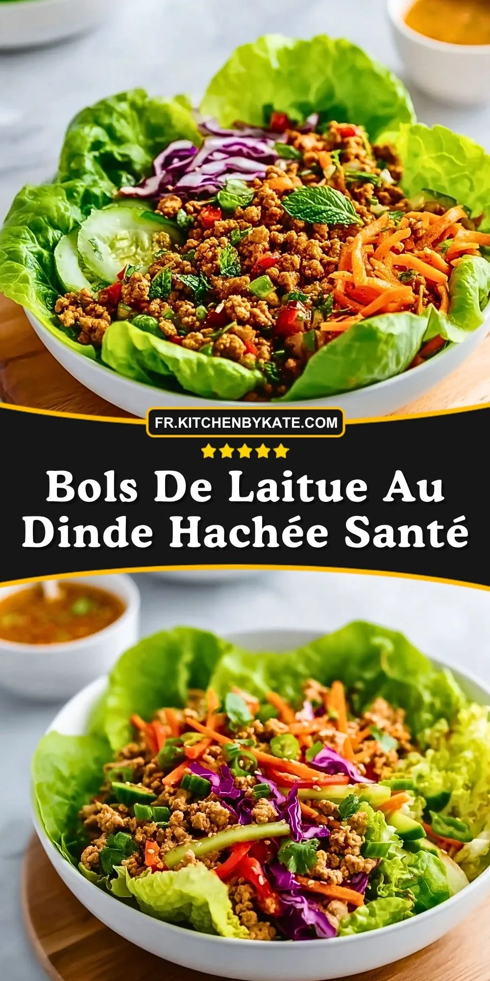 Bols De Laitue Au Dinde Hachée Santé (2)