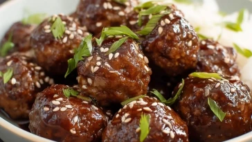 Boulettes De Viande Teriyaki