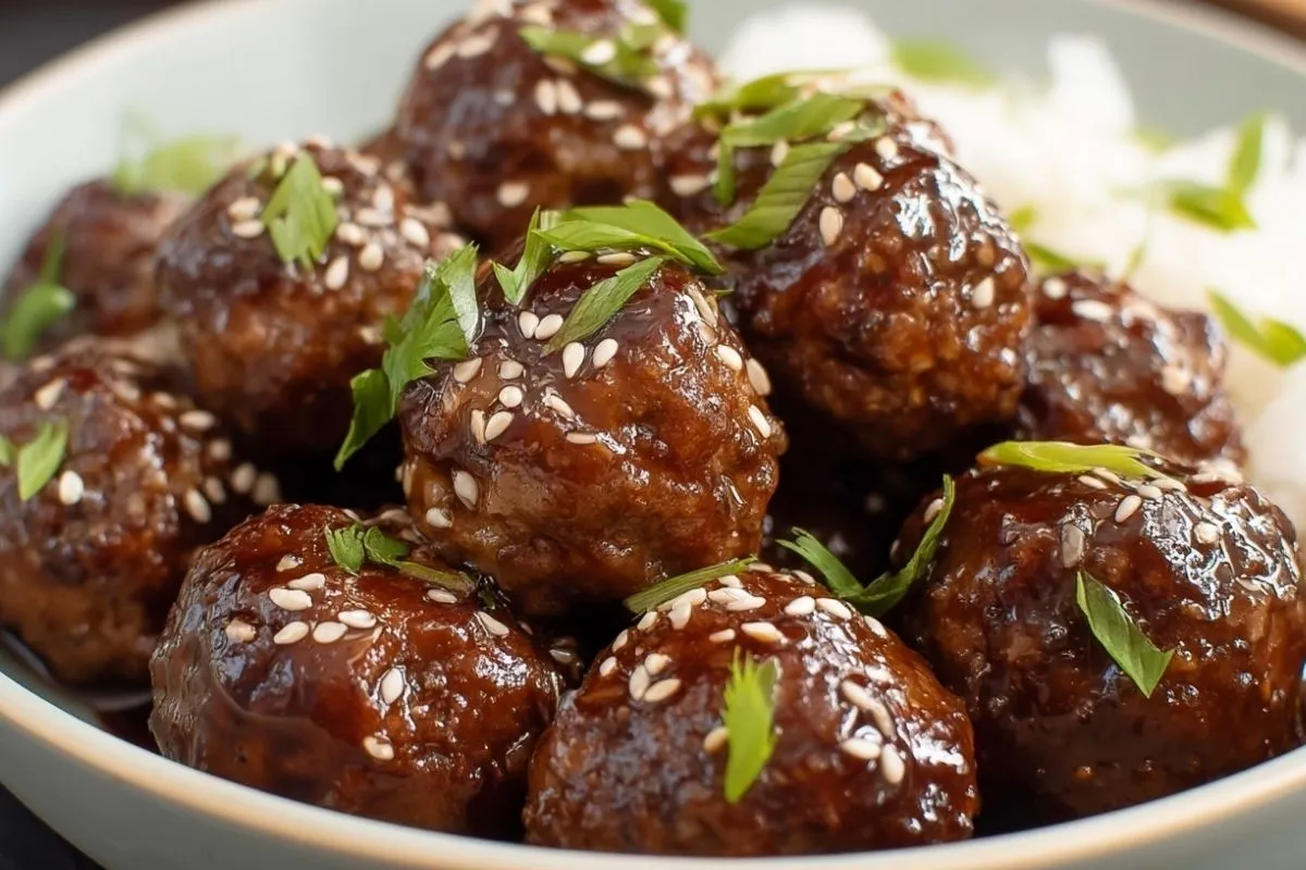 Boulettes De Viande Teriyaki