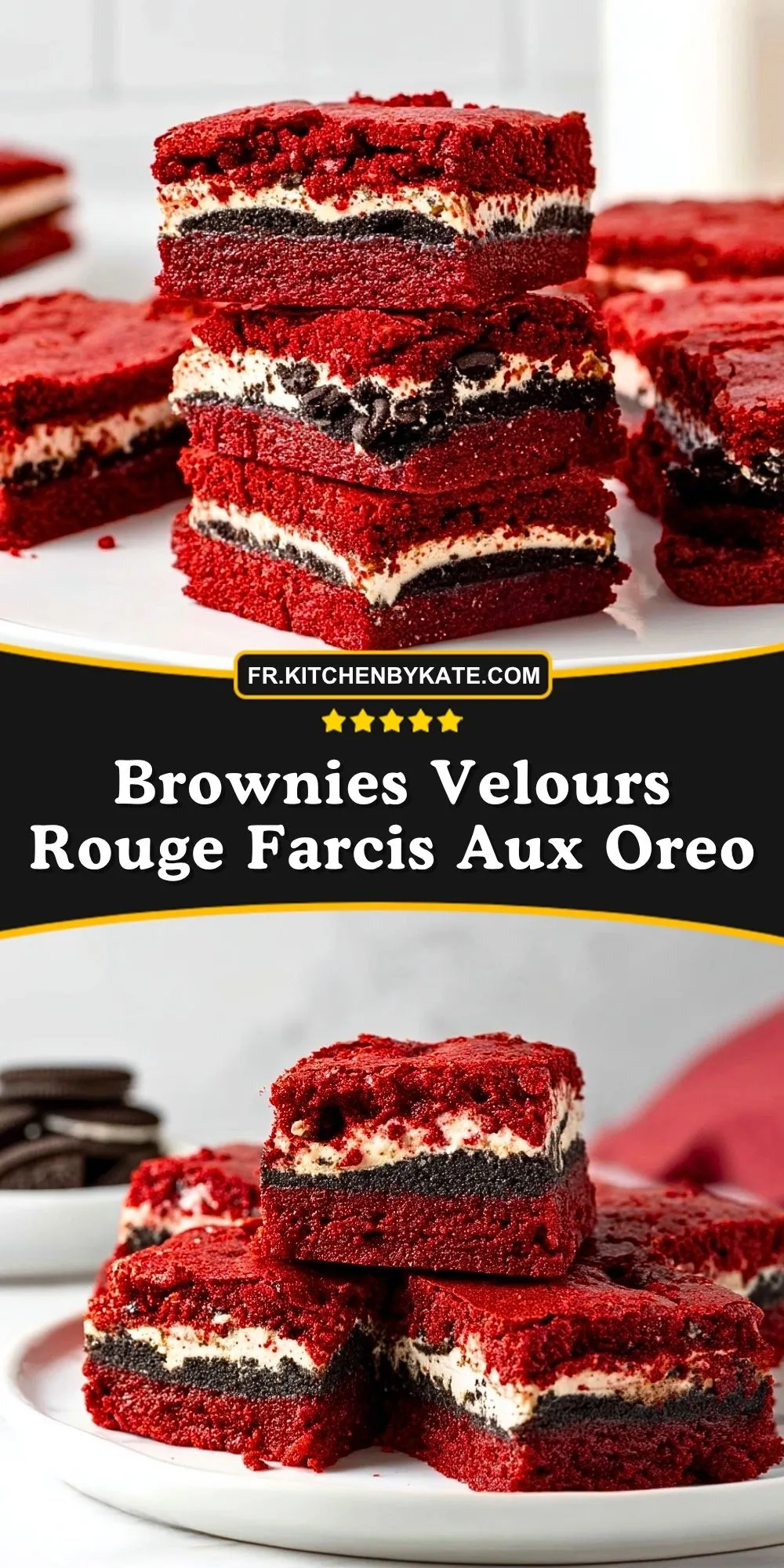 Brownies Velours Rouge Farcis Aux Oreo (2)