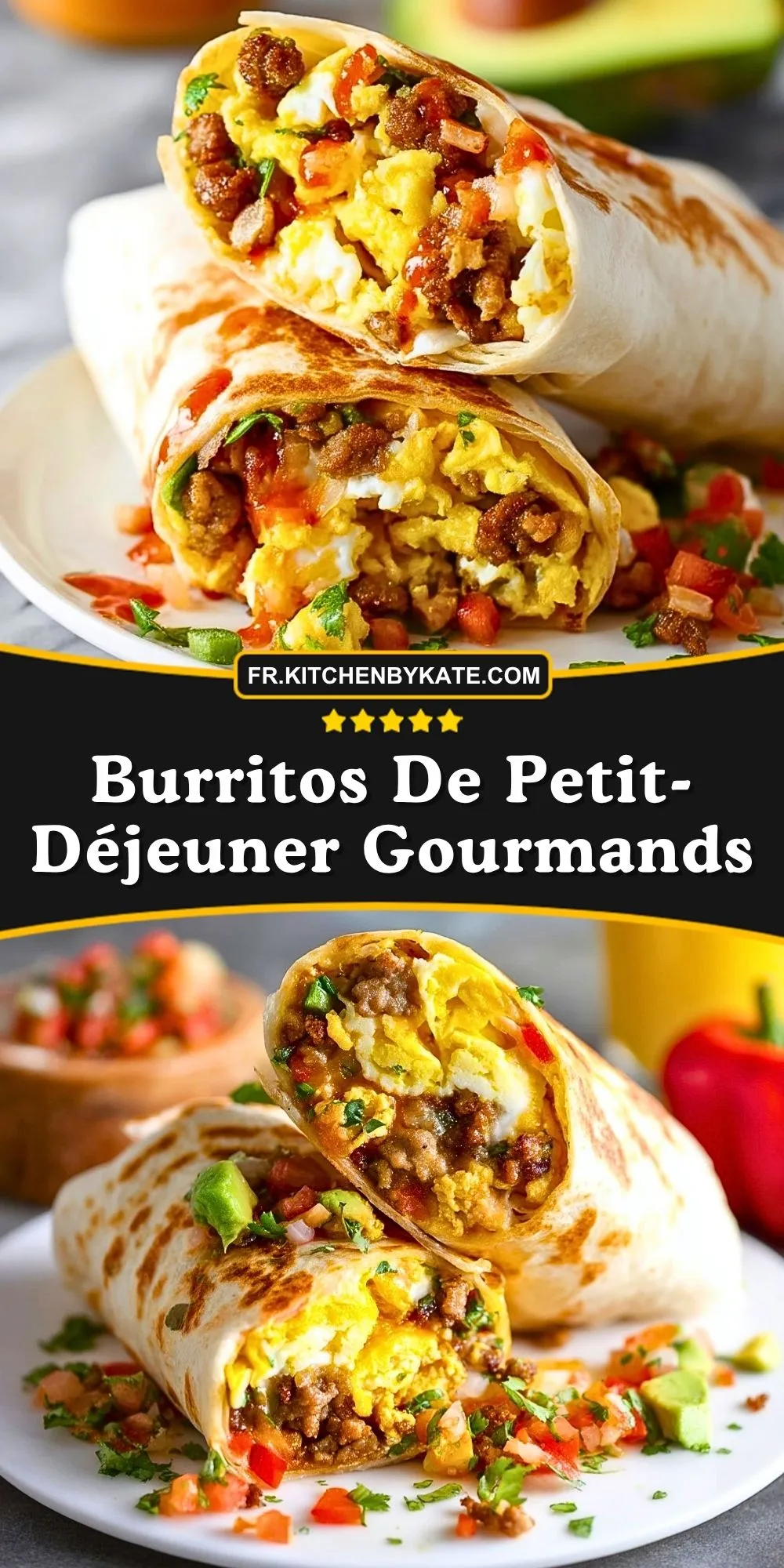 Burritos De Petit-Déjeuner Gourmands (2)