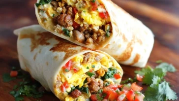Burritos De Petit-Déjeuner Gourmands