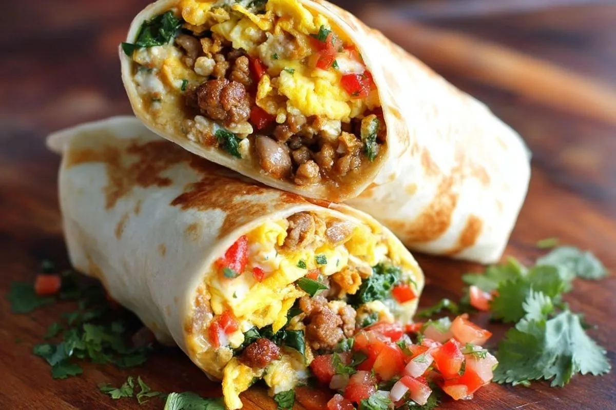 Burritos De Petit-Déjeuner Gourmands