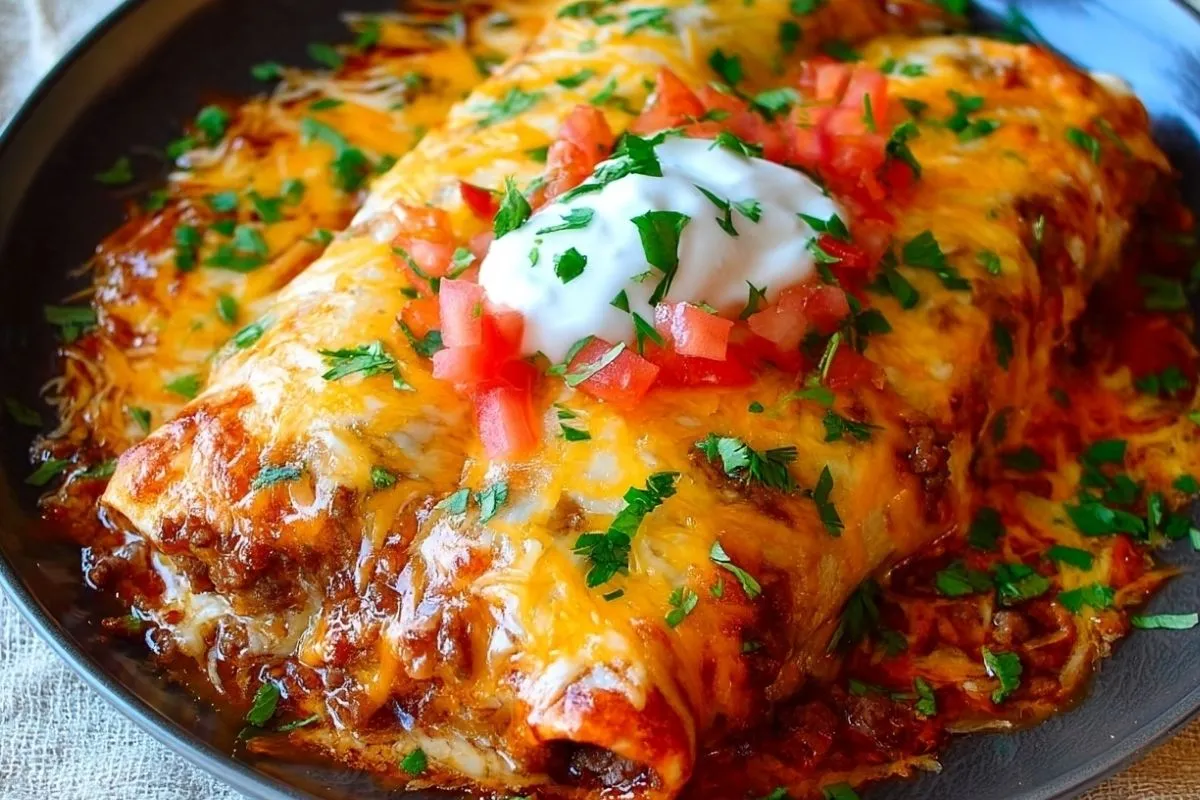 Burritos Garnis Et Fondants