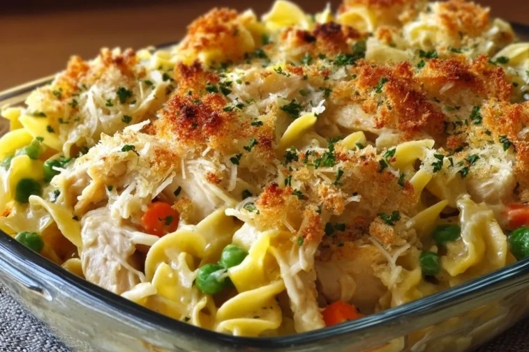 Casserole De Poulet Aux Nouilles Facile