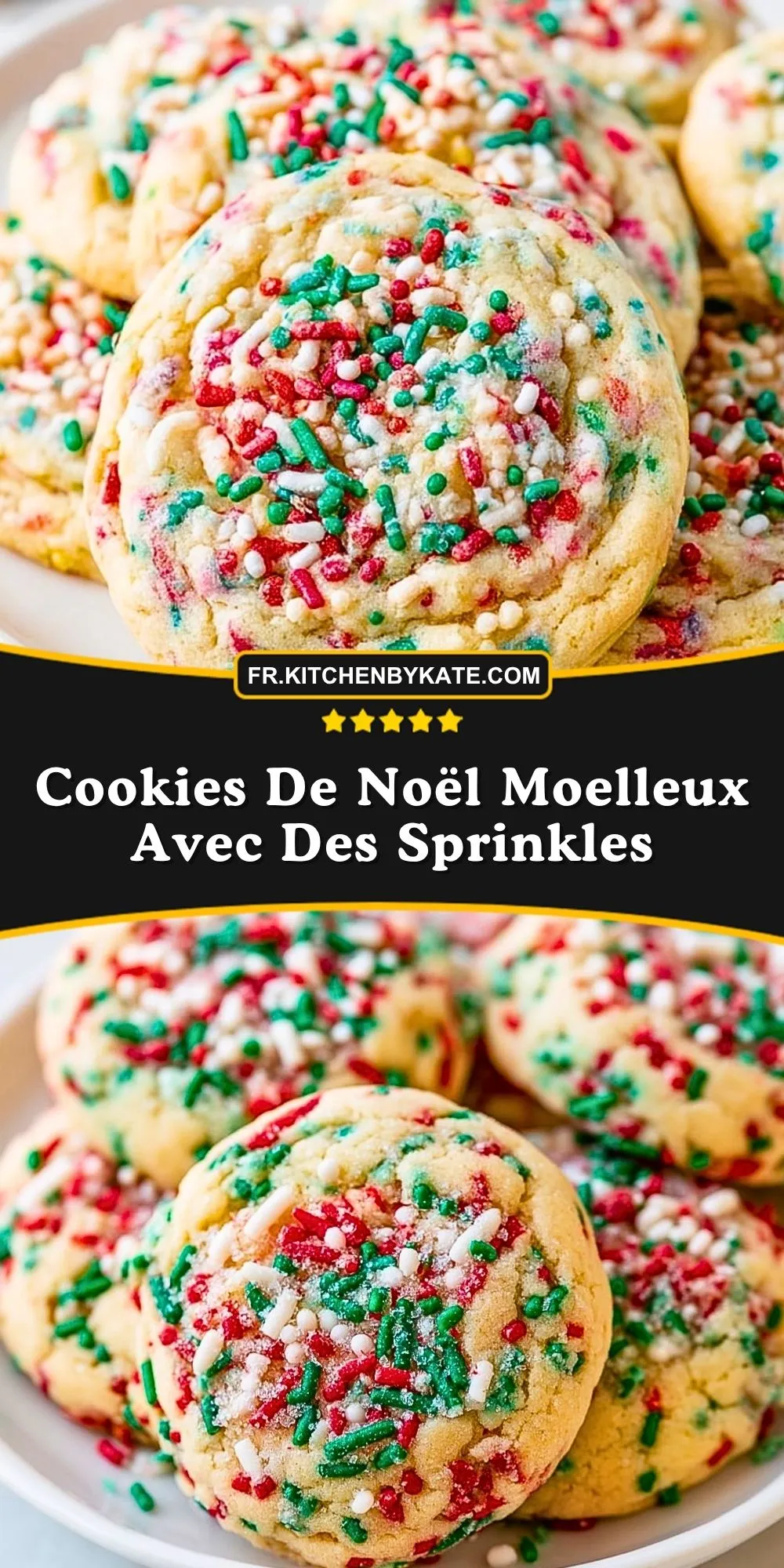 Cookies De Noël Moelleux Avec Des Sprinkles (1)