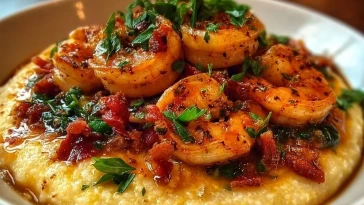 Crevettes Aux Grits