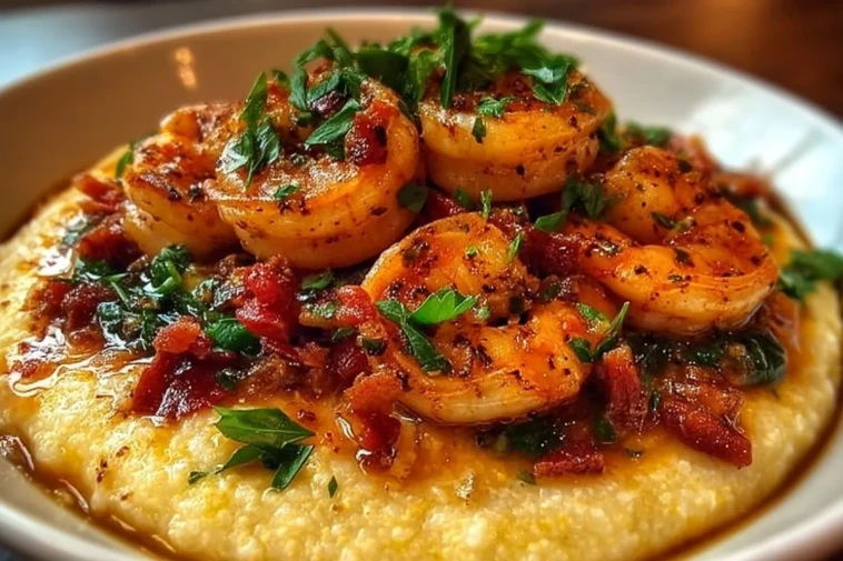 Crevettes Aux Grits