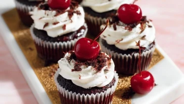 Cupcakes Forêt-Noire