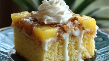 Gâteau Ananas Hawaïen