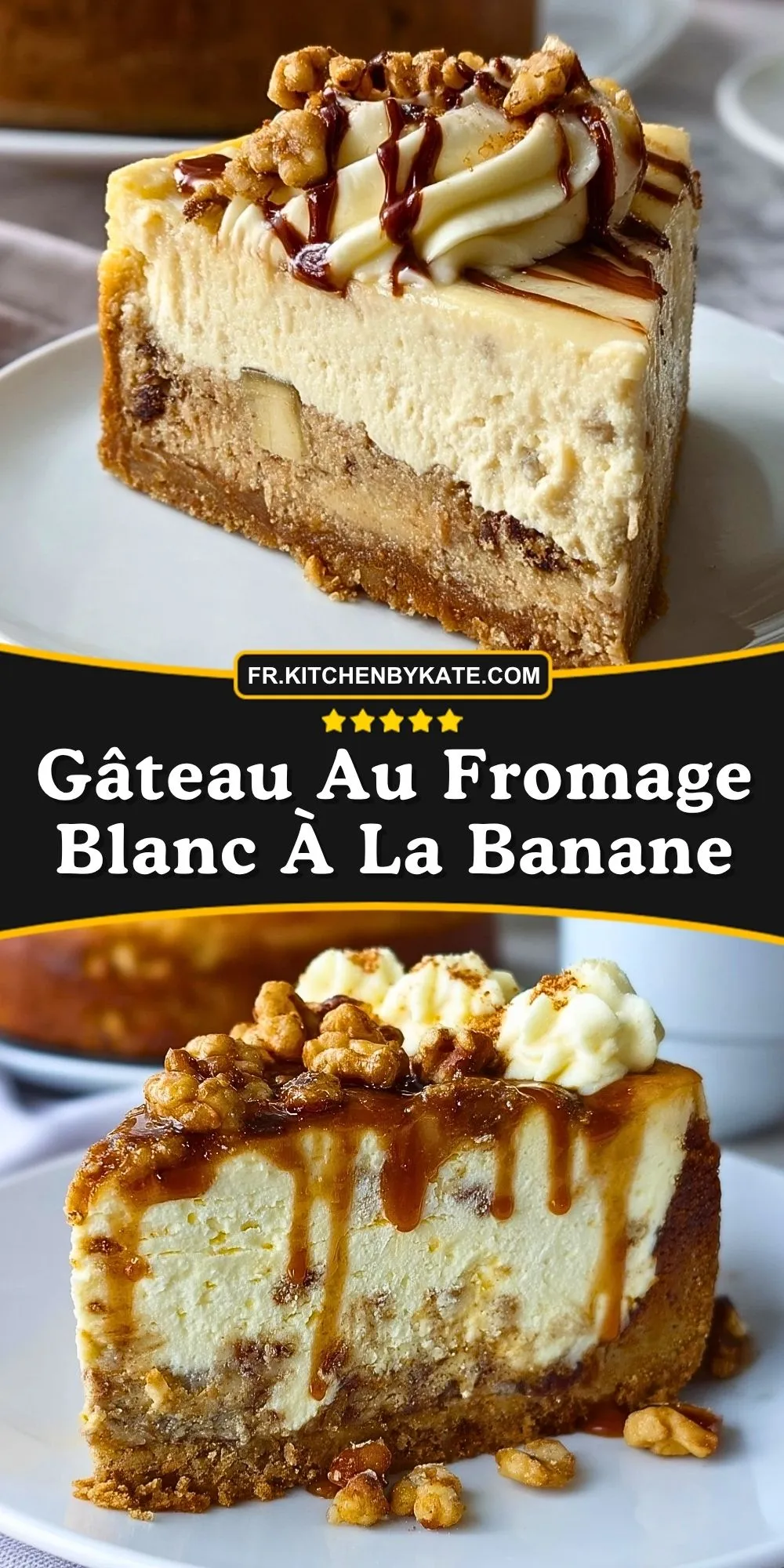 Gâteau Au Fromage Blanc À La Banane (2)