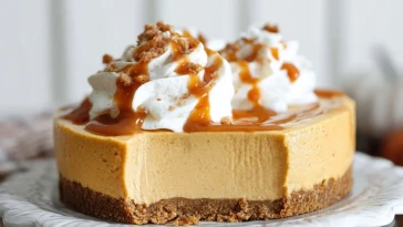 Gâteau Au Fromage Blanc À La Citrouille Sans Cuisson
