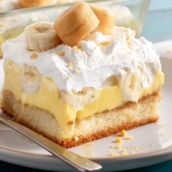 Gâteau Au Pudding À La Banane