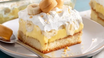 Gâteau Au Pudding À La Banane
