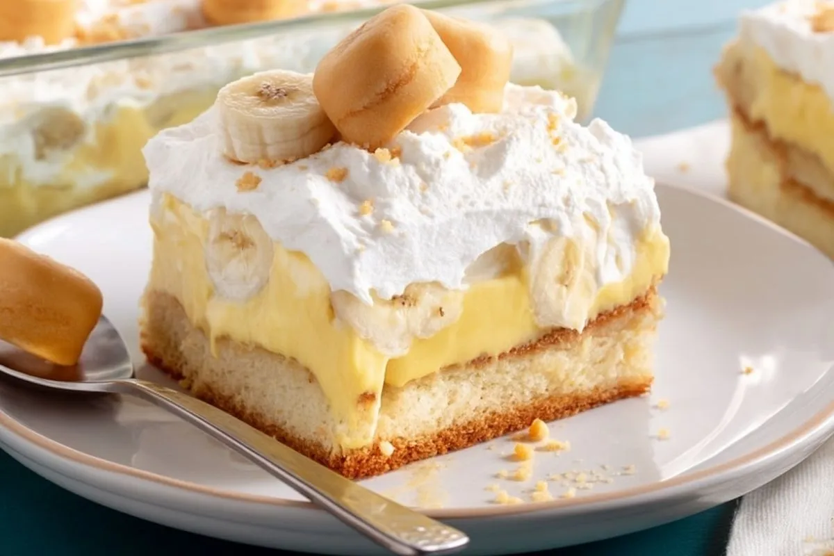 Gâteau Au Pudding À La Banane