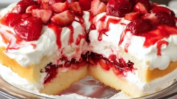 Gâteau Fraise Céleste