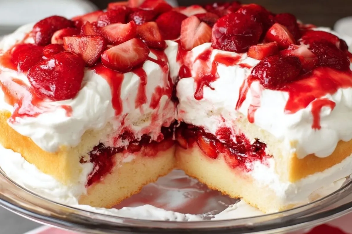 Gâteau Fraise Céleste