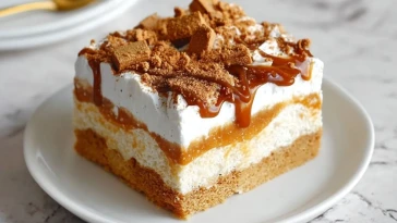 Gâteau Poke Biscoff Ultime