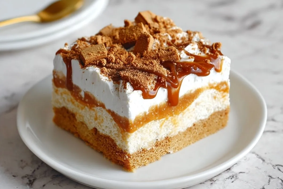 Gâteau Poke Biscoff Ultime
