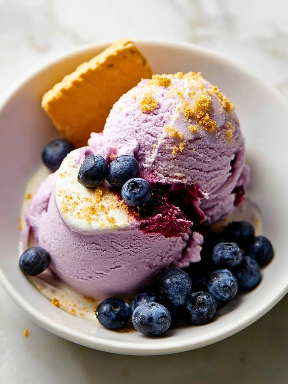 Glace Protéinée Ultra Crémeuse au Fromage Blanc et Myrtille (1)