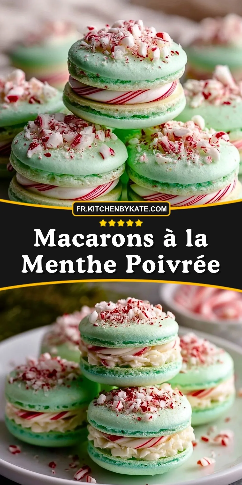 Macarons à la Menthe Poivrée (1)