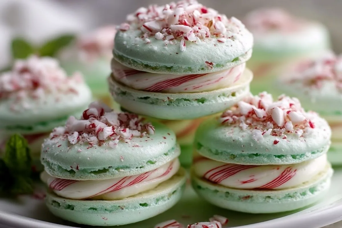 Macarons à la Menthe Poivrée (2)