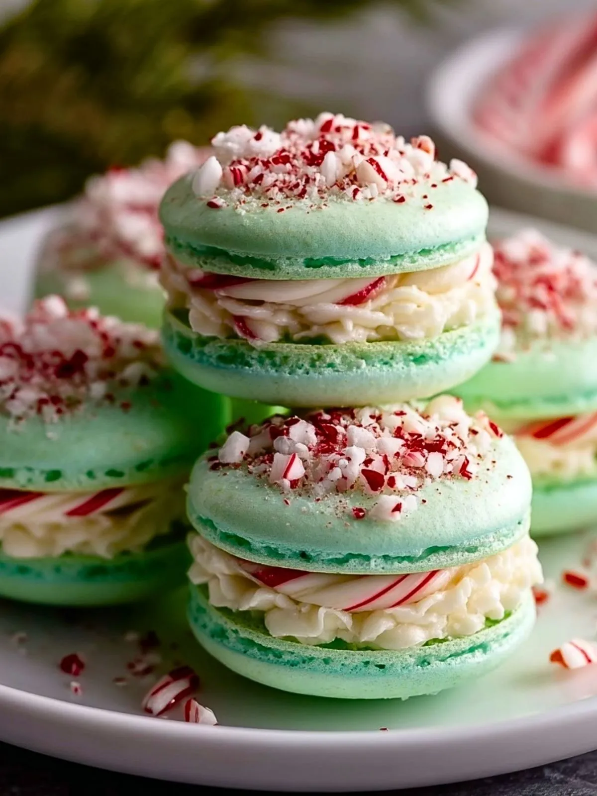 Macarons à la Menthe Poivrée