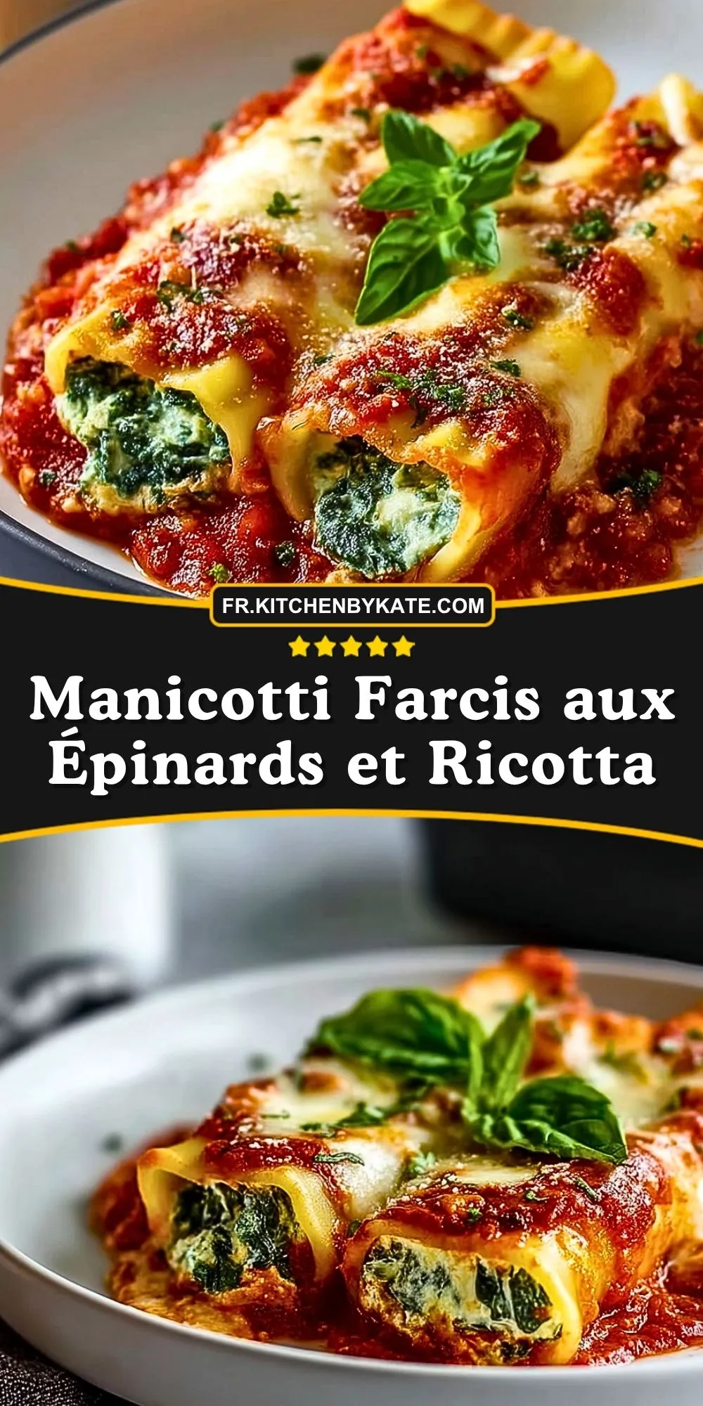 Manicotti Farcis aux Épinards et Ricotta (2)
