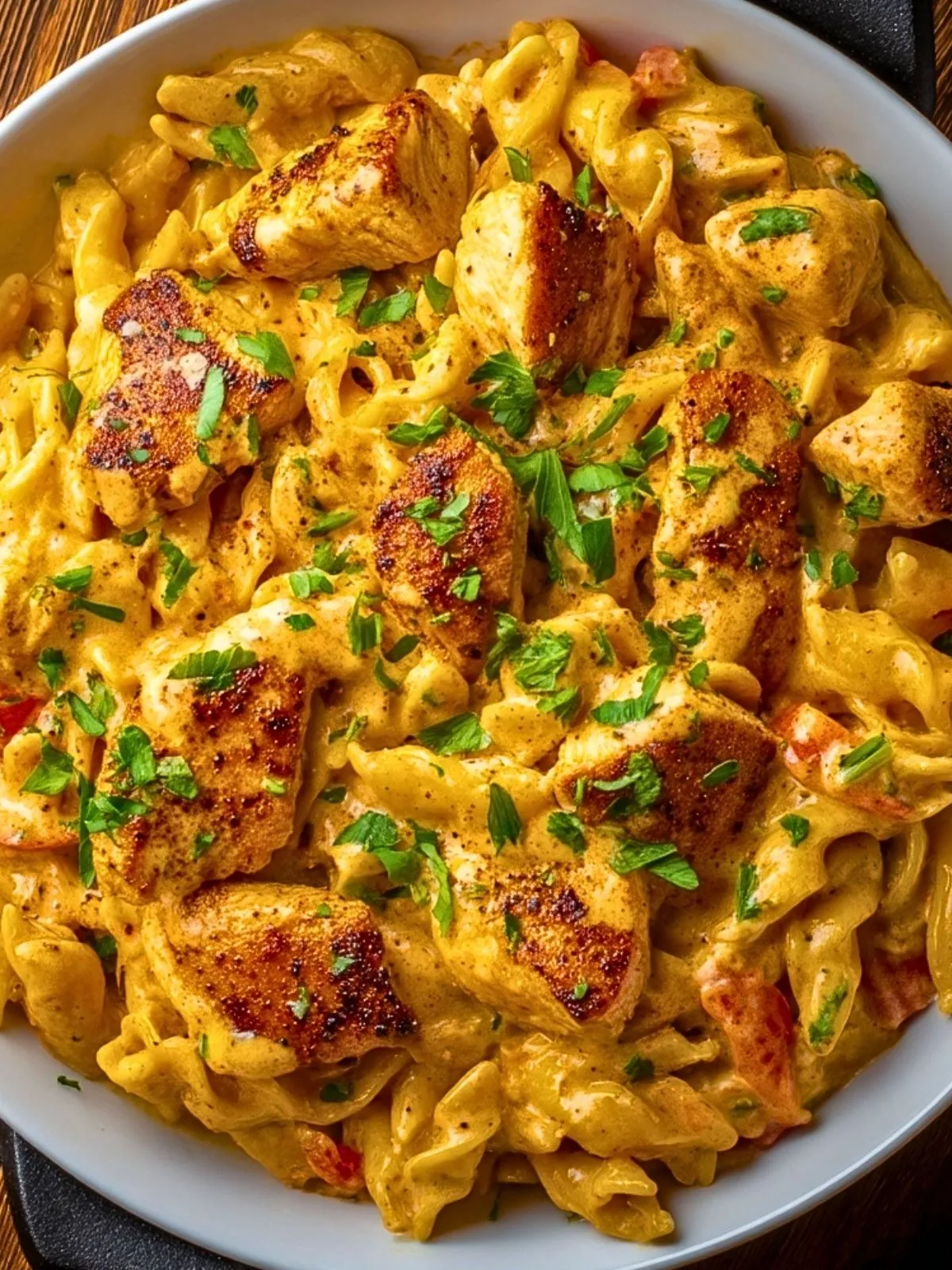 Pâtes Crémeuses au Poulet Cajun (1)