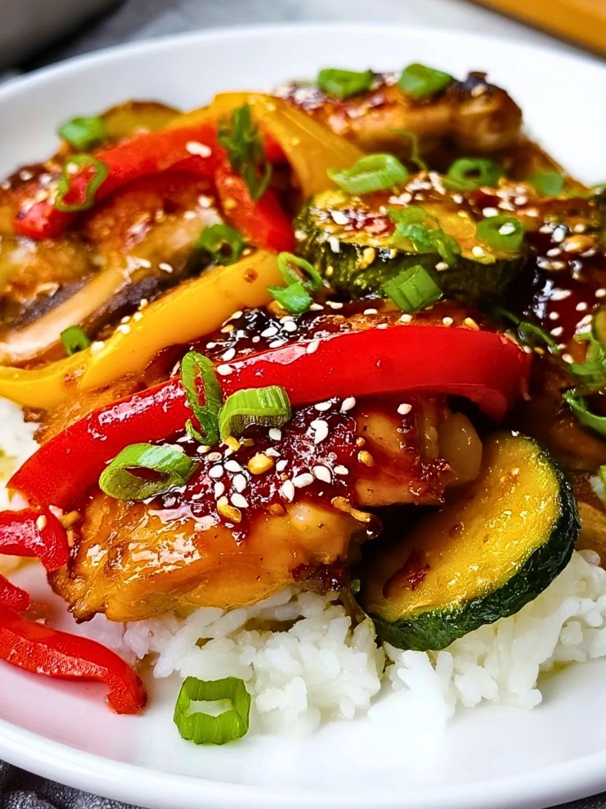 Poulet Teriyaki Sauté Avec Légumes (1)