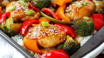 Poulet Teriyaki Sauté Avec Légumes