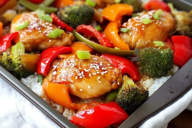 Poulet Teriyaki Sauté Avec Légumes