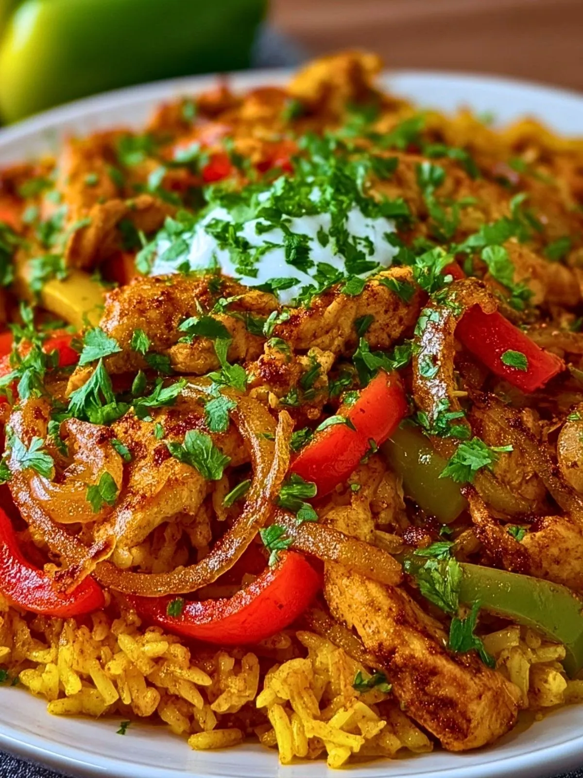 Riz Fajitas au Poulet (1)