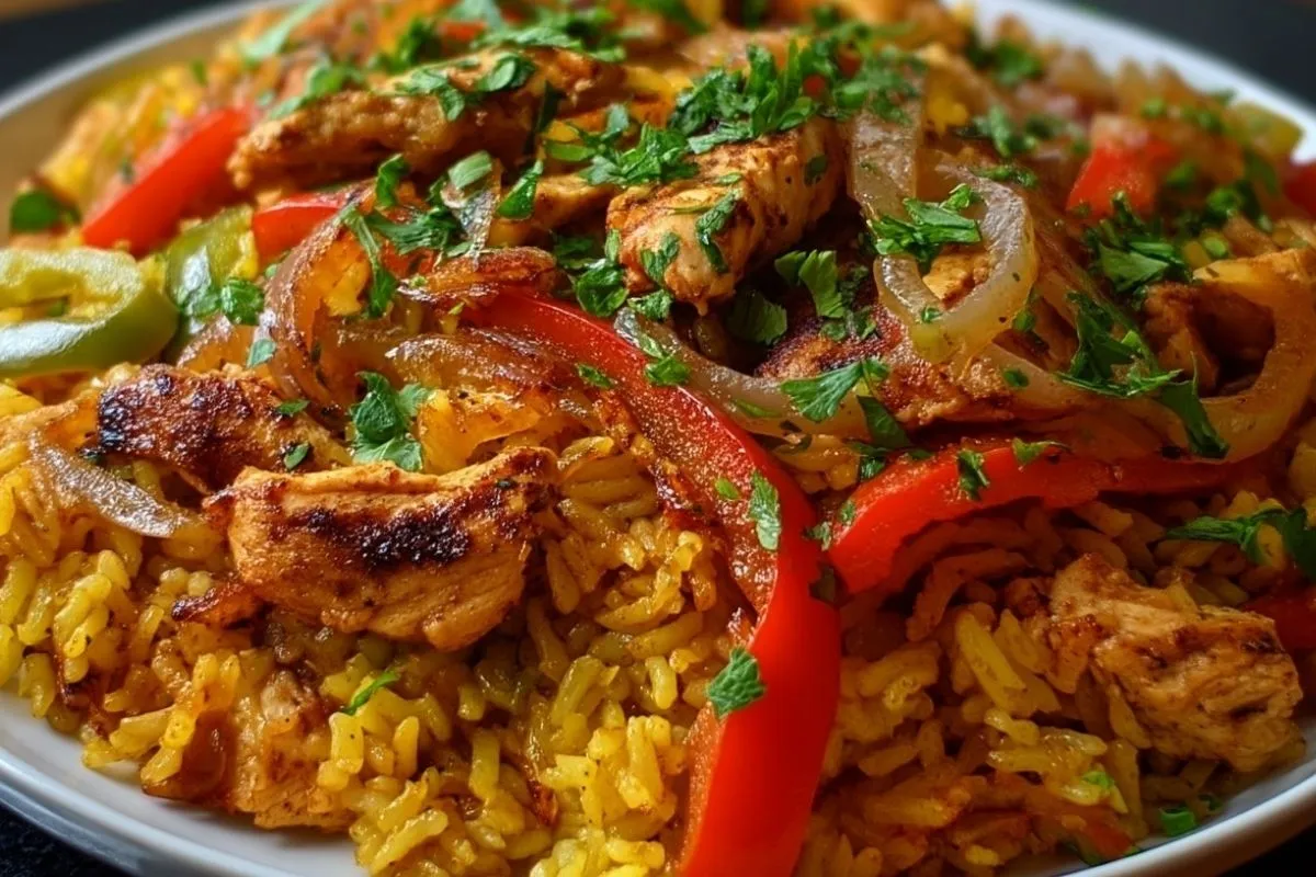 Riz Fajitas au Poulet